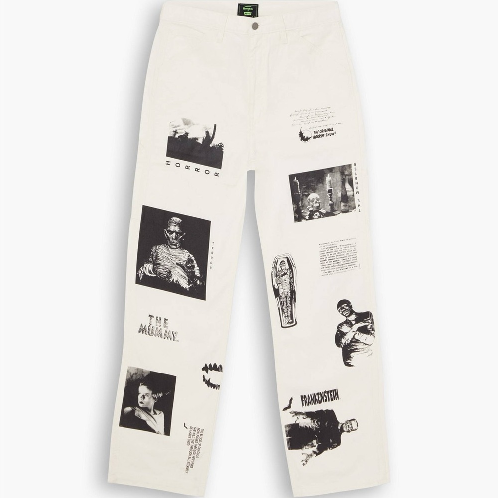 NWOT LIMITED EDITION Universal Monsters x Levi’s wide leg jeans
